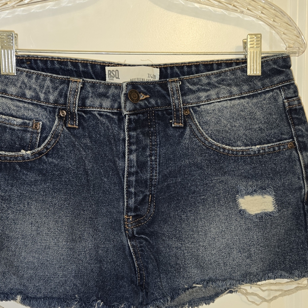 RSQ Distressed Denim Shorts